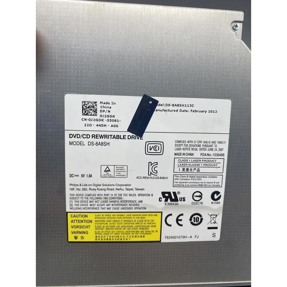 Dell Optiplex 990 790 SFF DVDRW Drive with caddy 00H58R 0DPPHF 0J2GDK